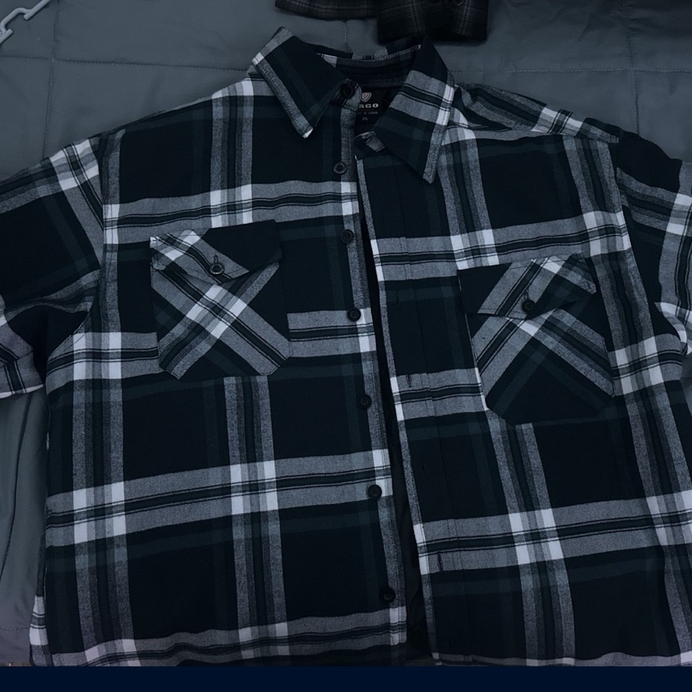 YAGO button up flannel